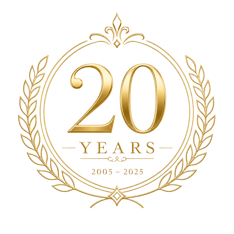 WTO anniversary badge